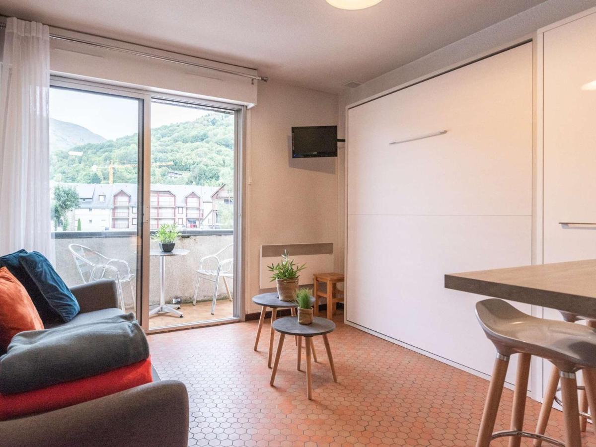 Charmant Studio Cabine 4 Pers. Avec Balcon, Proche Centre Et Thermes A Saint-Lary-Soulan - Fr-1-296-231 Bagian luar foto