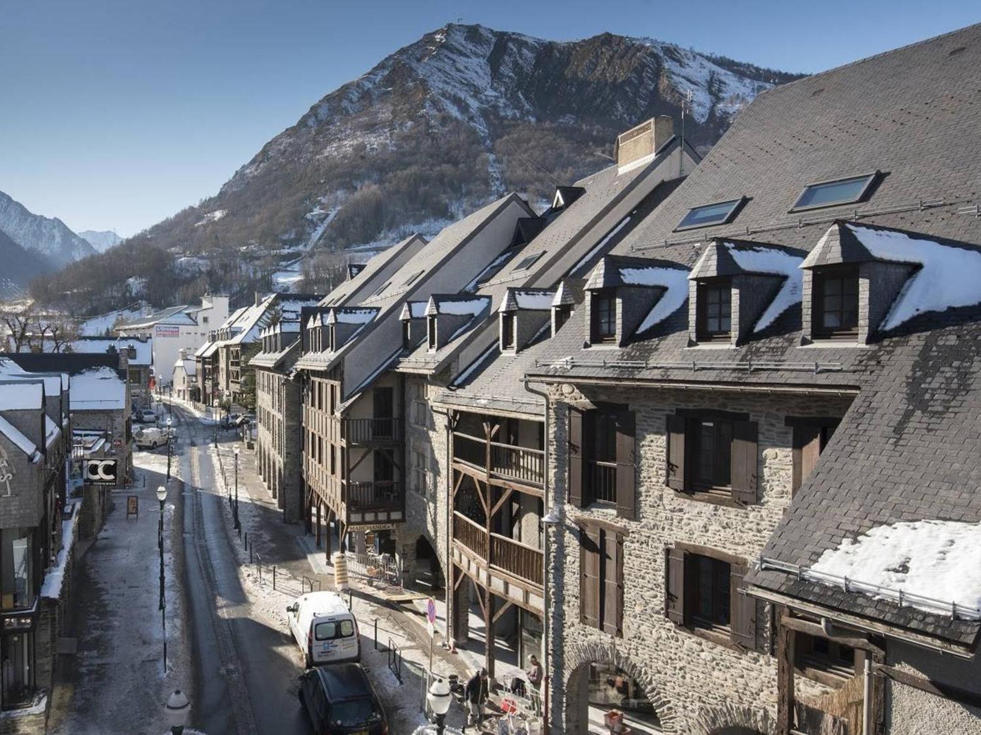 Charmant Studio Cabine 4 Pers. Avec Balcon, Proche Centre Et Thermes A Saint-Lary-Soulan - Fr-1-296-231 Bagian luar foto