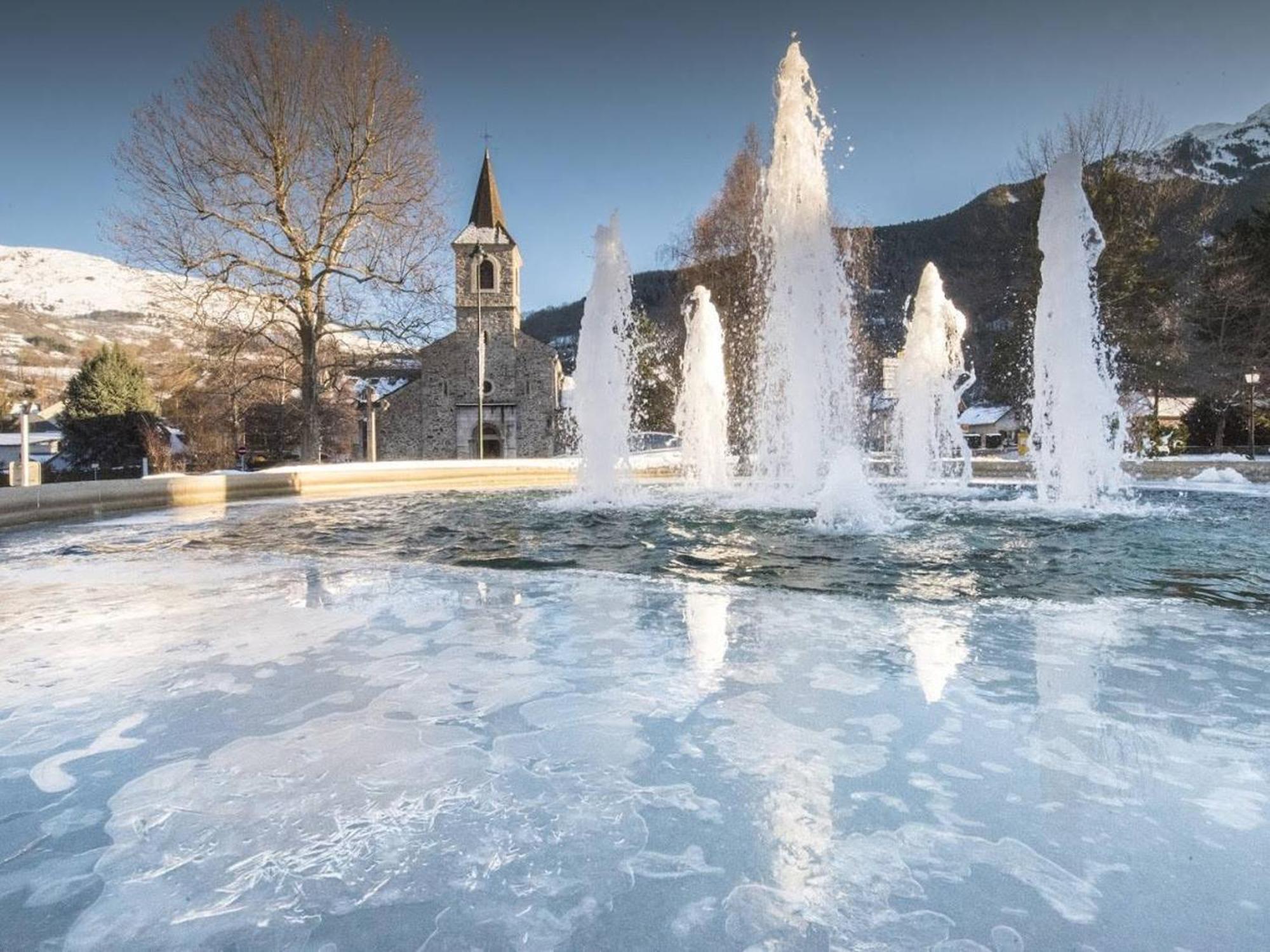 Charmant Studio Cabine 4 Pers. Avec Balcon, Proche Centre Et Thermes A Saint-Lary-Soulan - Fr-1-296-231 Bagian luar foto
