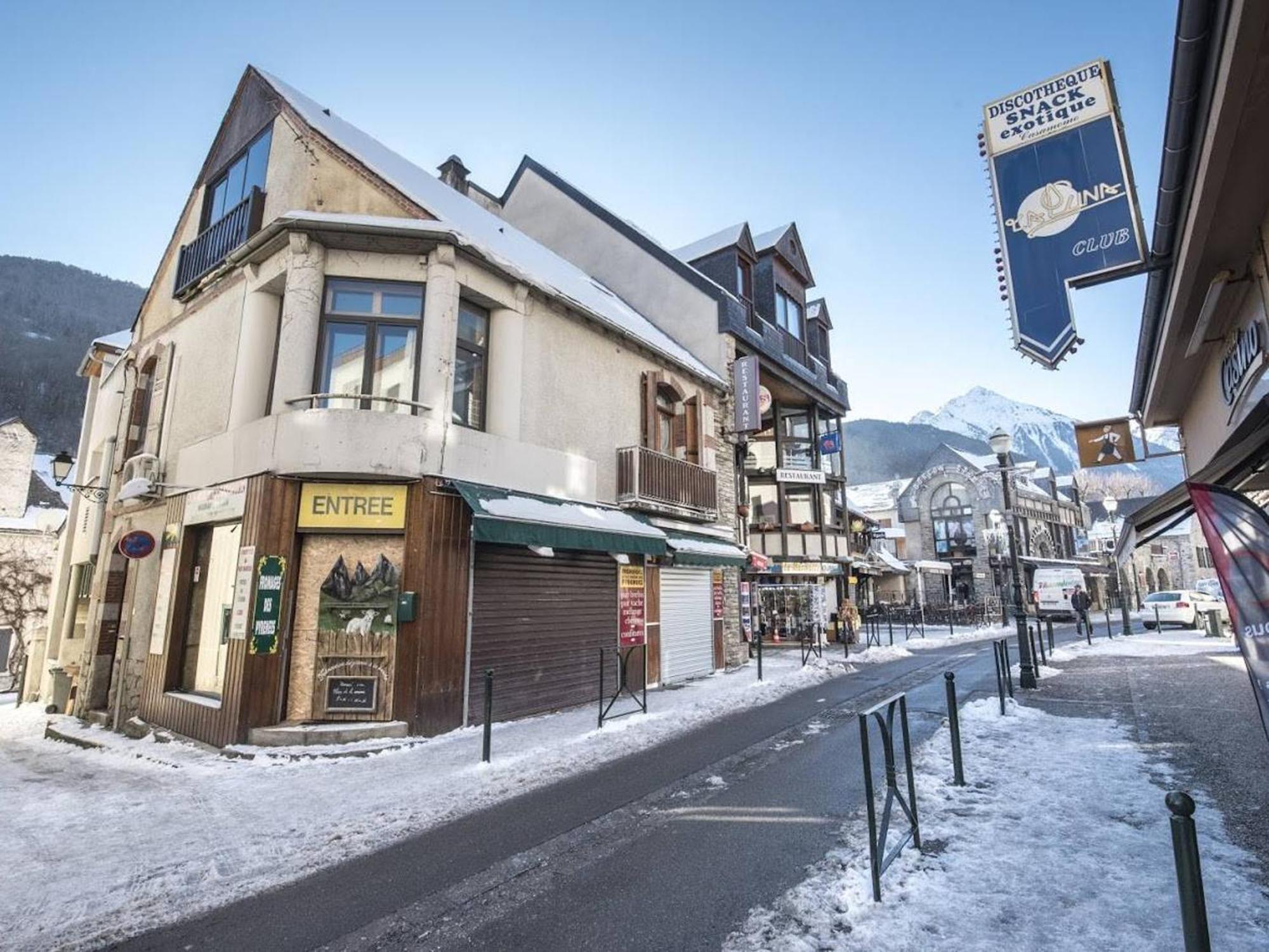 Charmant Studio Cabine 4 Pers. Avec Balcon, Proche Centre Et Thermes A Saint-Lary-Soulan - Fr-1-296-231 Bagian luar foto